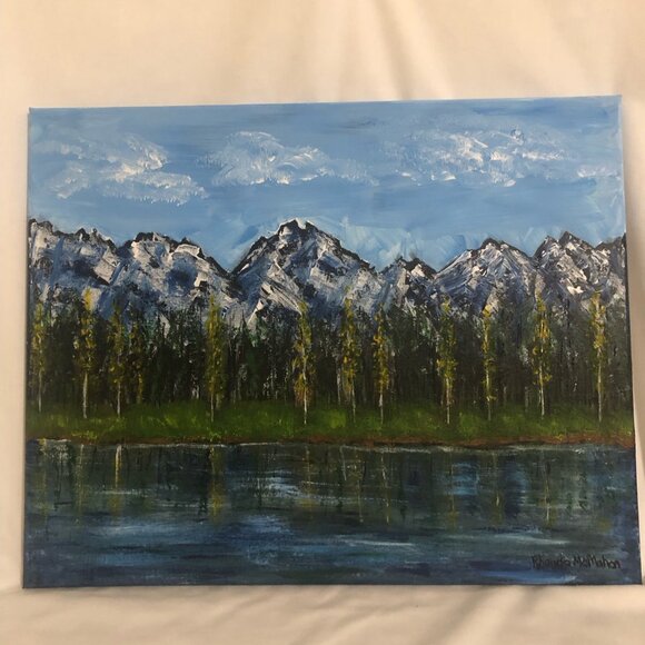 Aspen Tree and Mountain Landscape - Picture 6 of 8